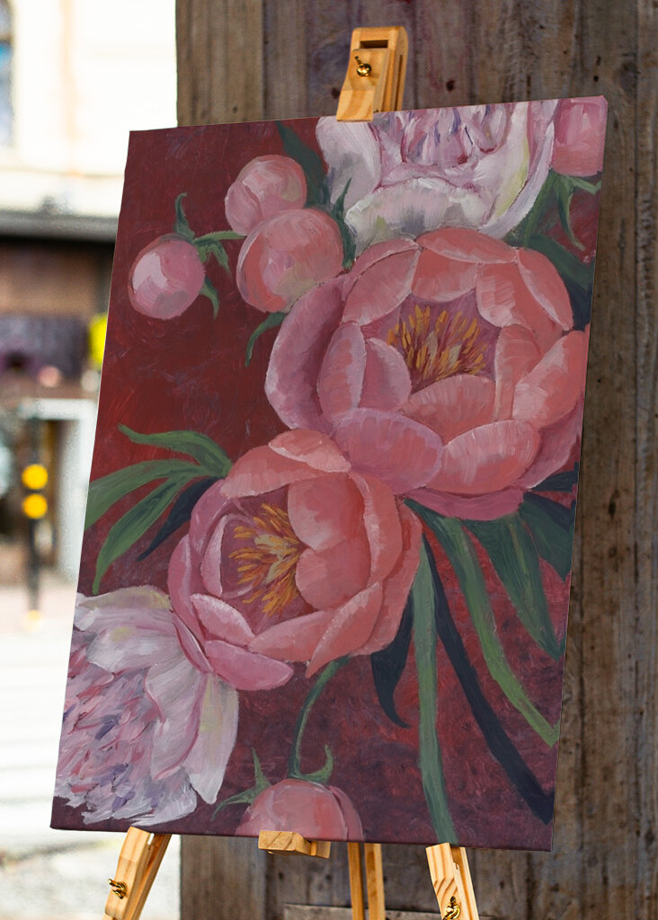 Pivoňka kvete Artistry