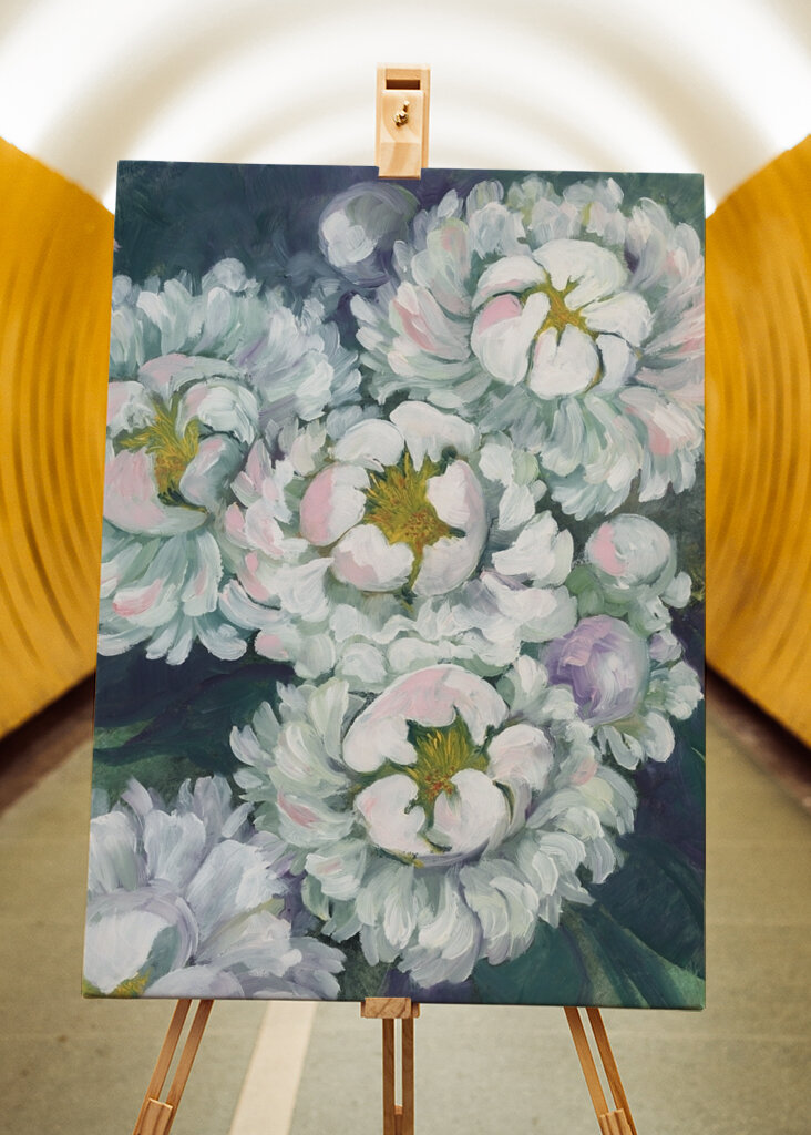 Sogno di petali di peonia