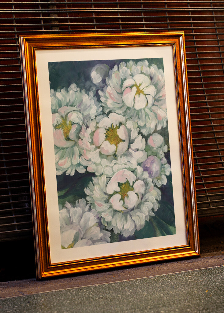 Sogno di petali di peonia