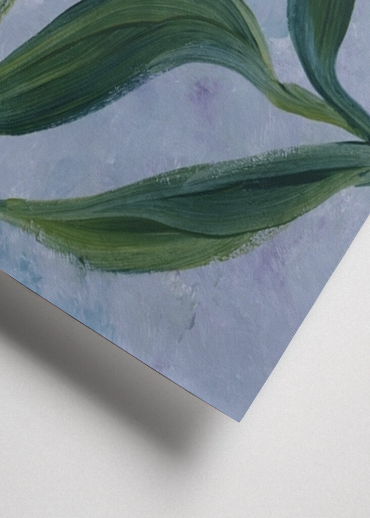 Elegante Blattstudie