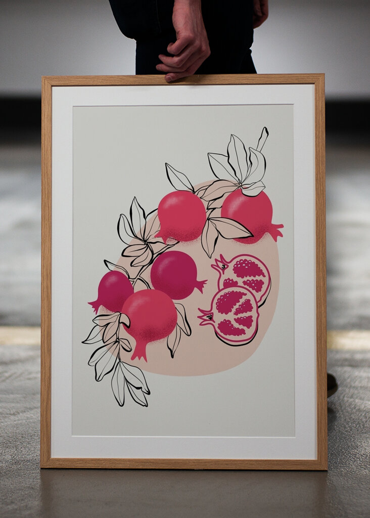 Odvážne umenie granátového jablka