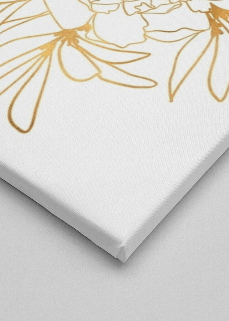 Golden Floral Design