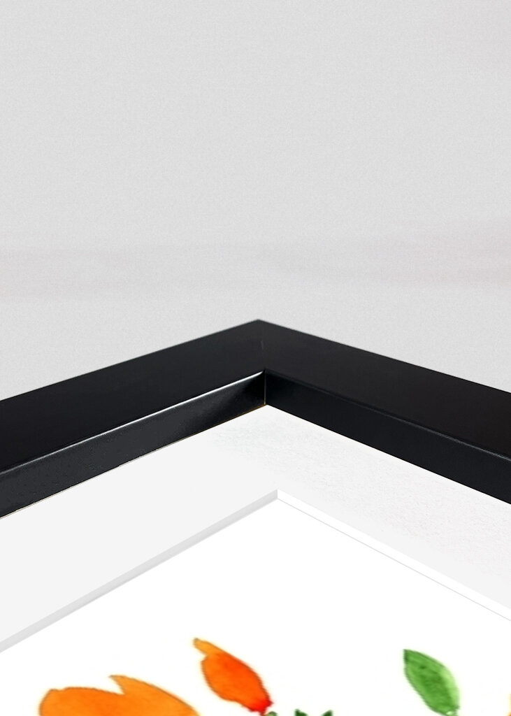 Orange Blumige Glückseligkeit