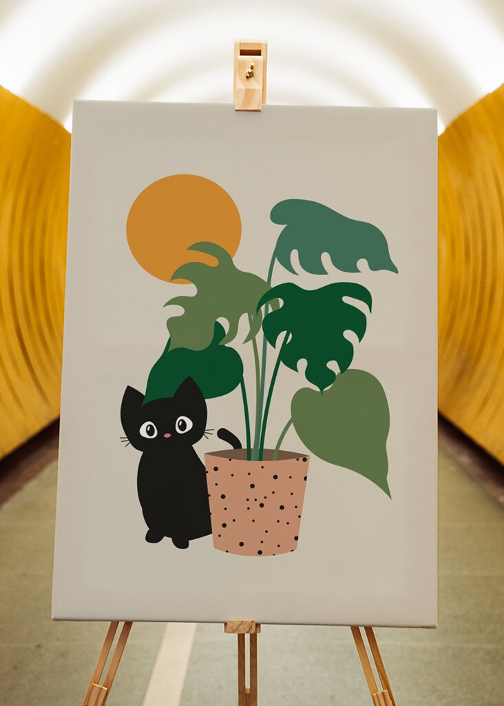 Kattens grønne skjul