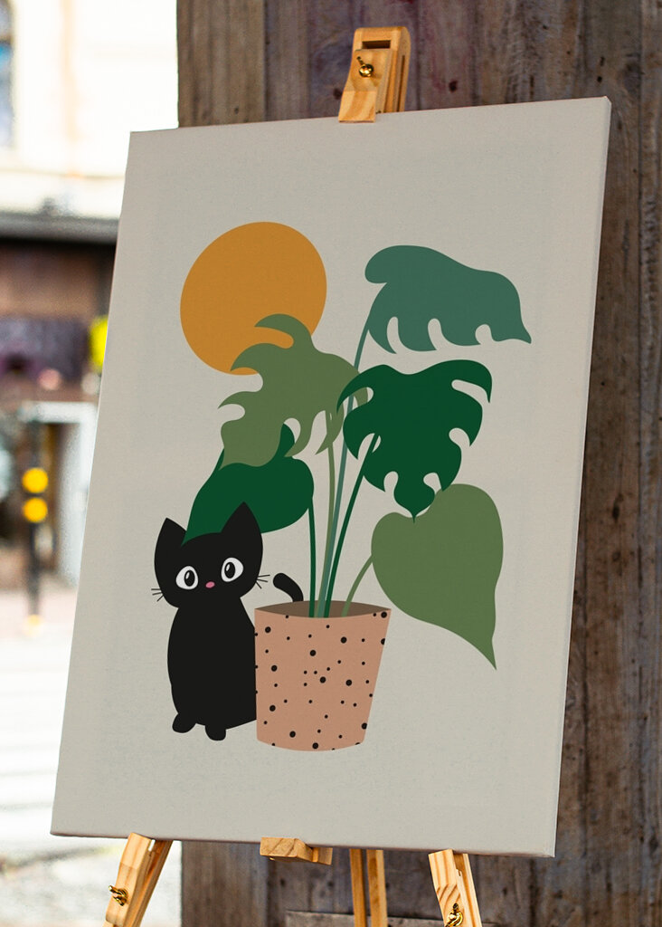 Kattens grønne skjul