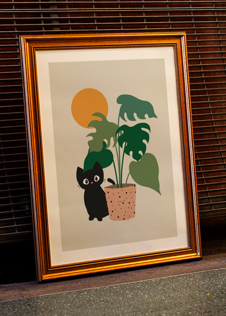 Kattens grønne skjul