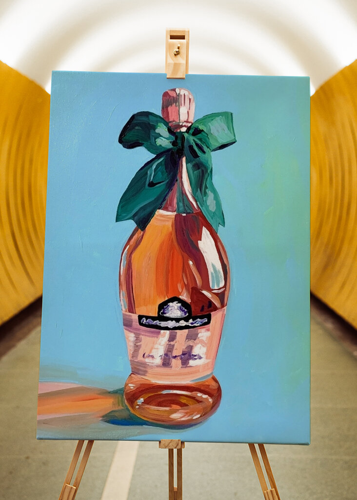 Elegant Bottle Art