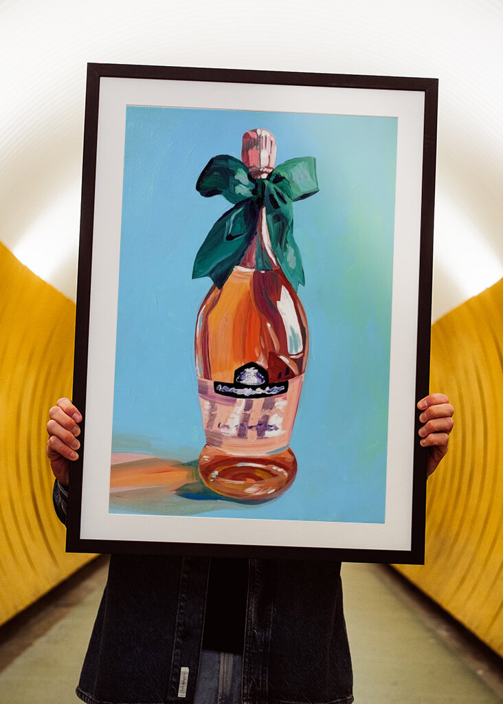 Elegant Bottle Art