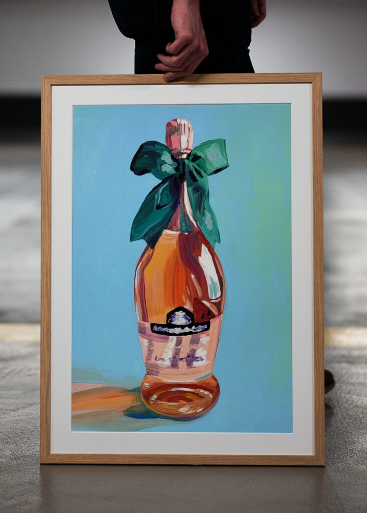 Elegant Bottle Art
