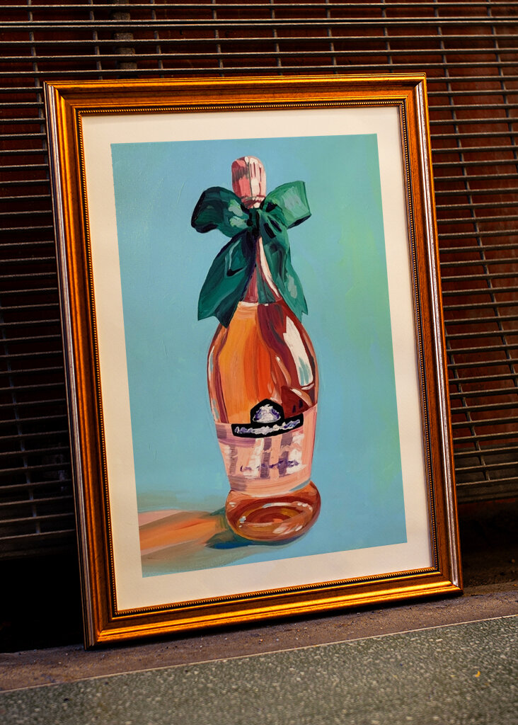 Elegant Bottle Art