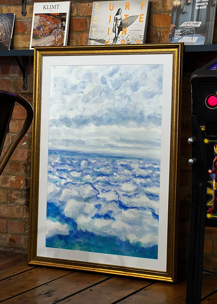 Felicidad ártica serena