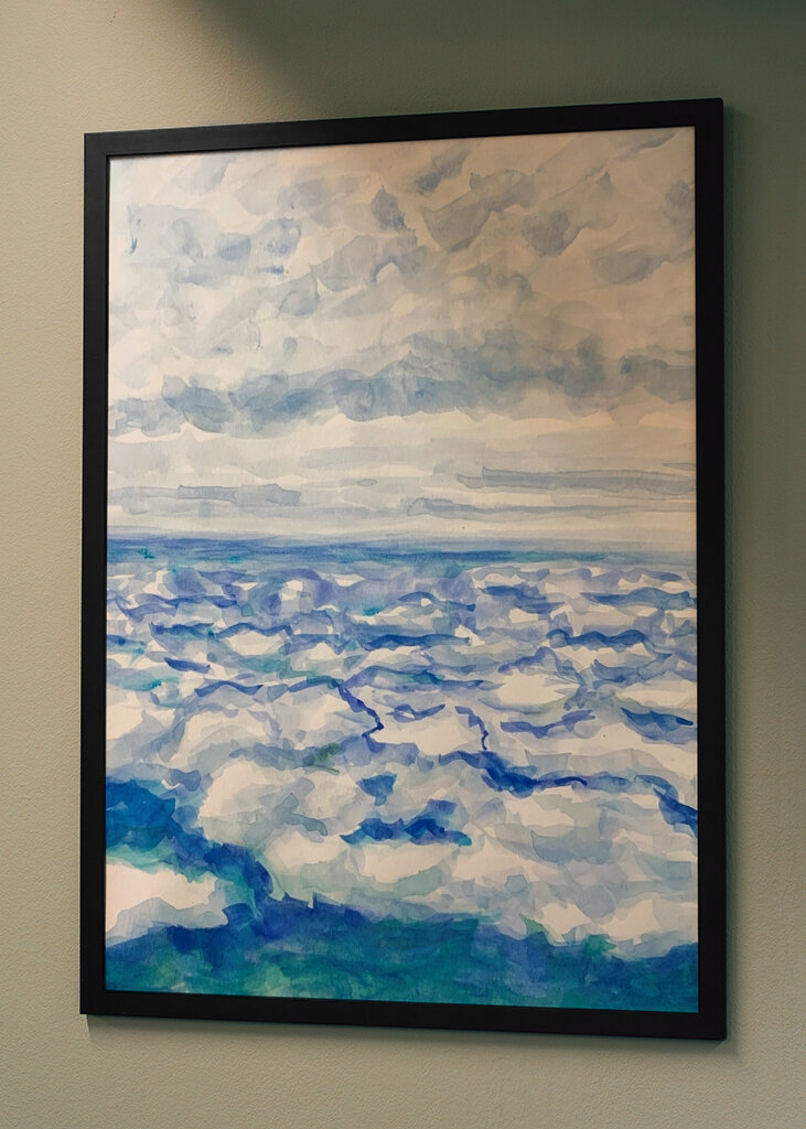 Felicidad ártica serena