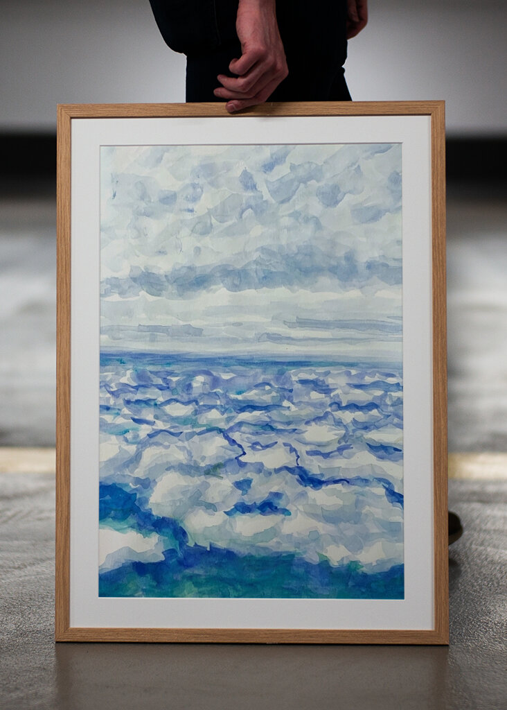 Felicidad ártica serena