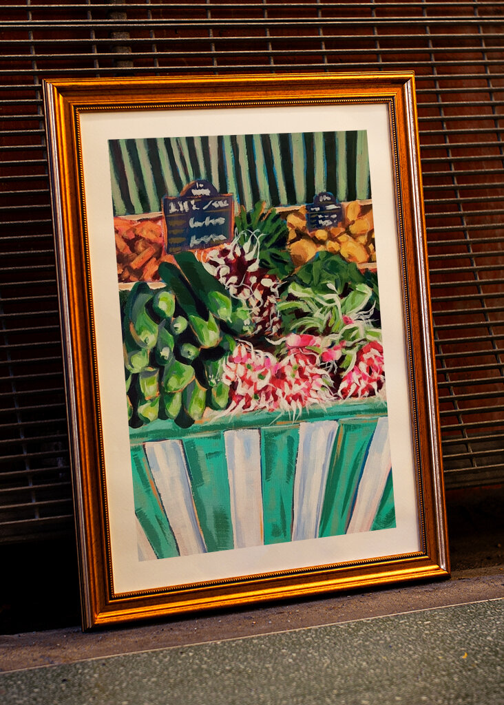 Market Veggies Art