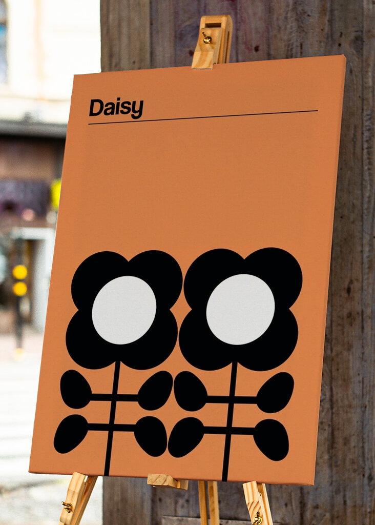 Diseño de margarita audaz