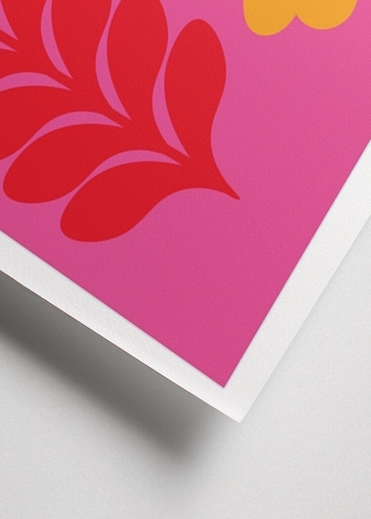 Kwiatowy Pop Art Groovy