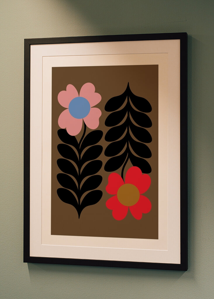 Retro Floral Art