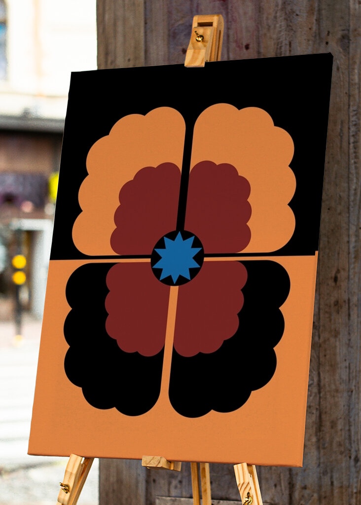 Geometric Floral Art