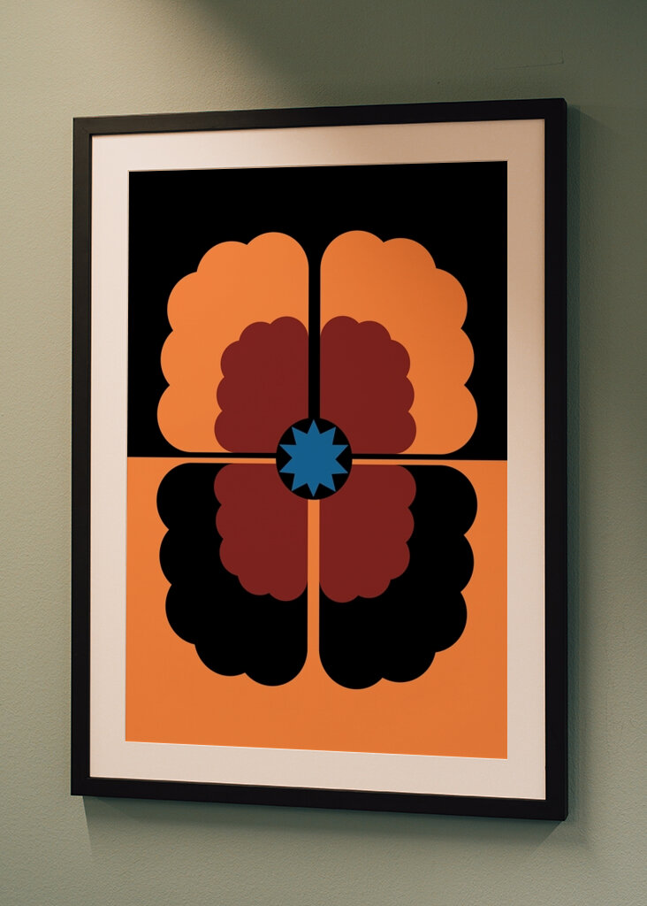 Geometric Floral Art