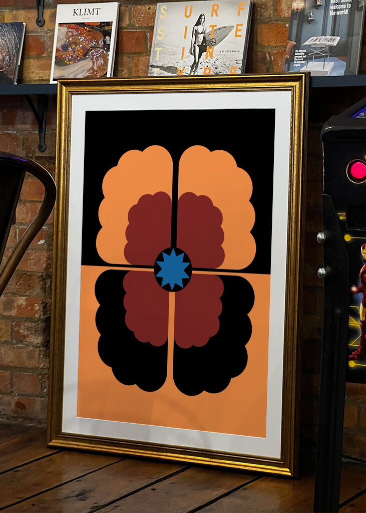 Geometric Floral Art