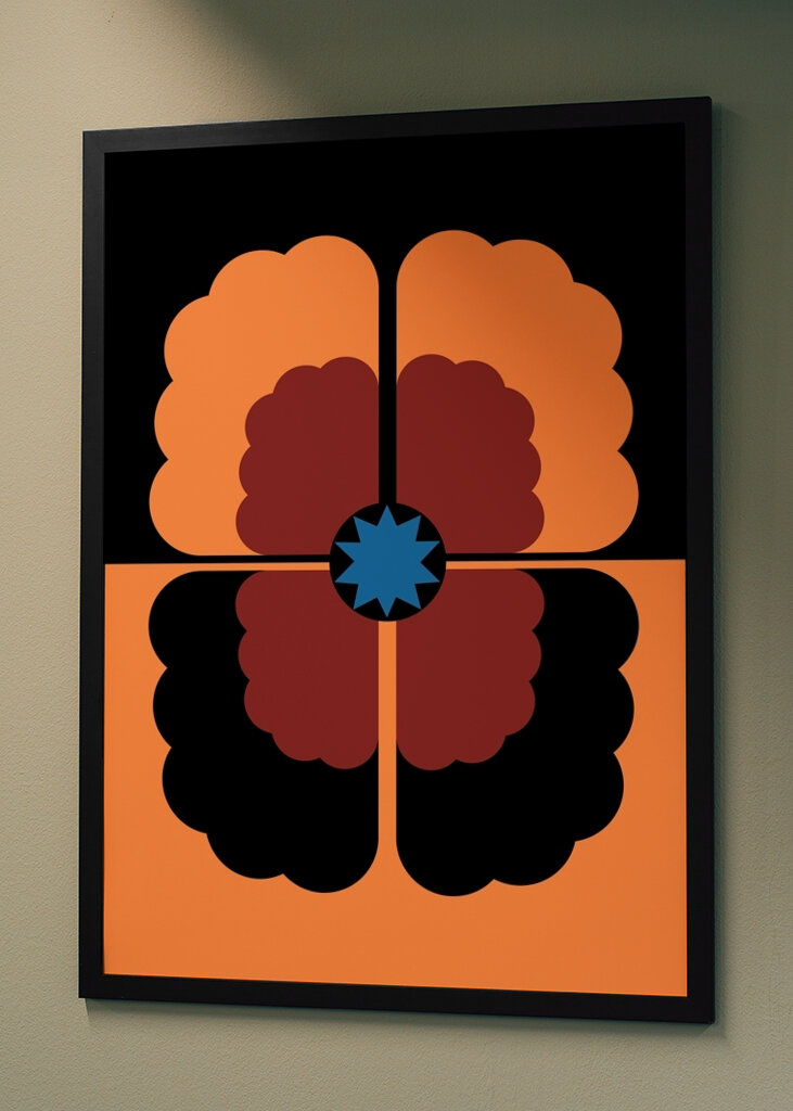 Geometric Floral Art