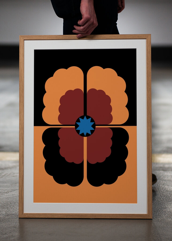 Geometric Floral Art