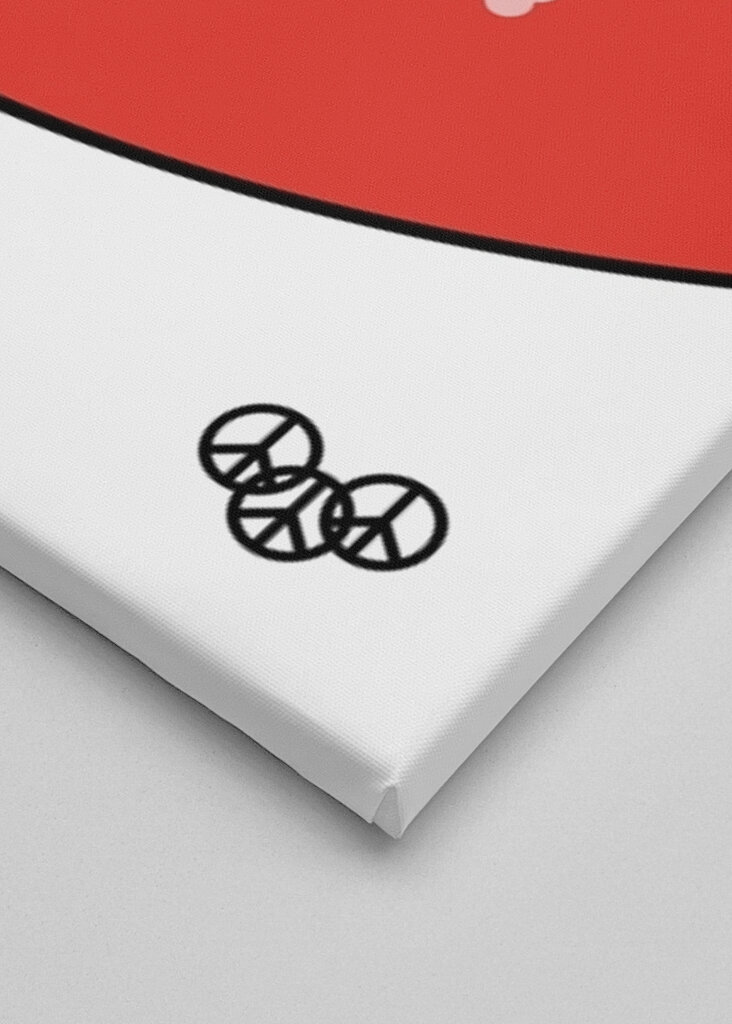 Friedliche Lippenkunst