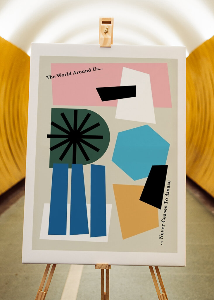 Forme astratte colorate