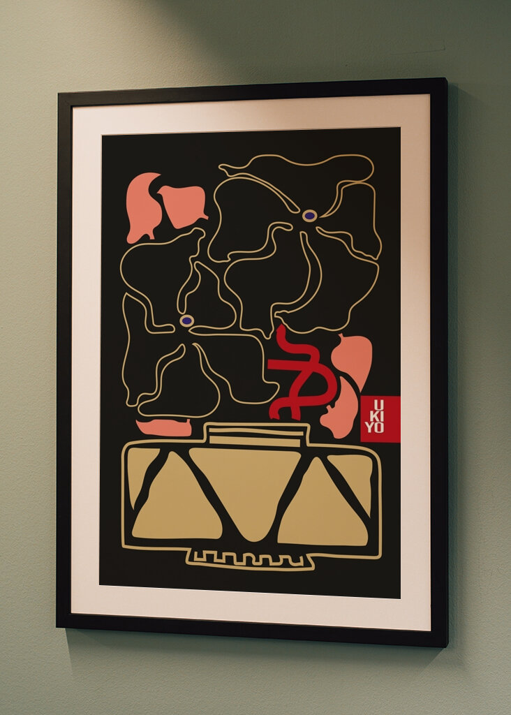 Abstraktní perokresba