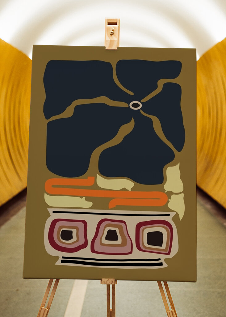 Abstrakte geometrische Kunst