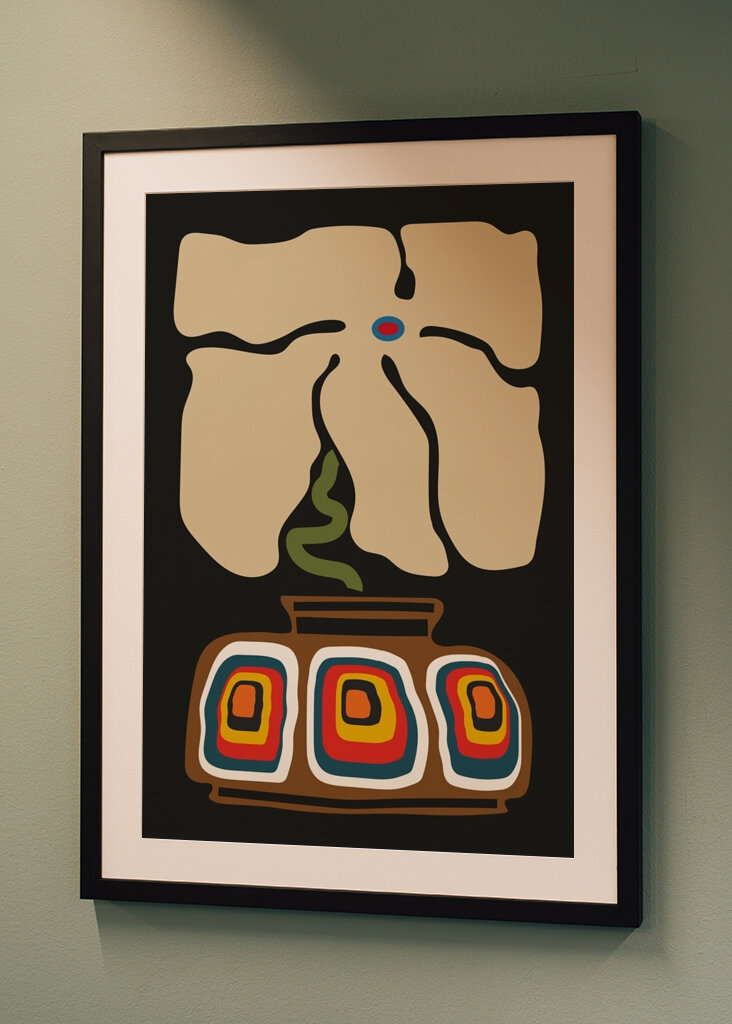 Abstrakte Blumenkunst