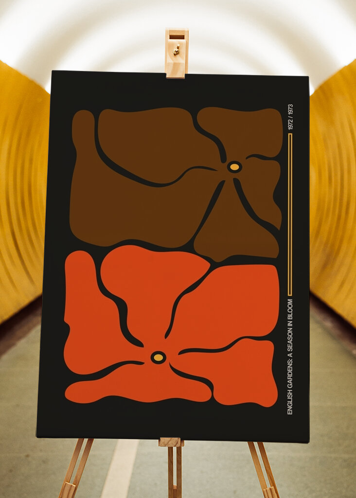 Abstrakt blomsterkunst