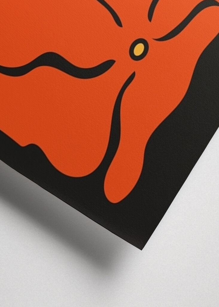 Abstrakt blomsterkunst