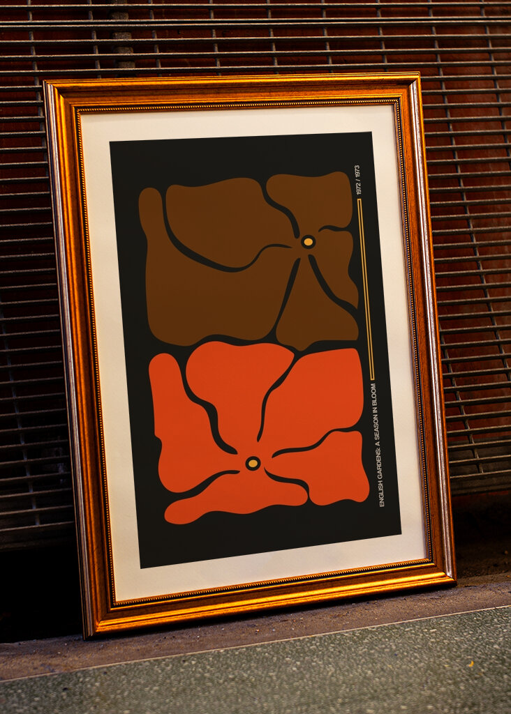 Abstrakt blomsterkunst