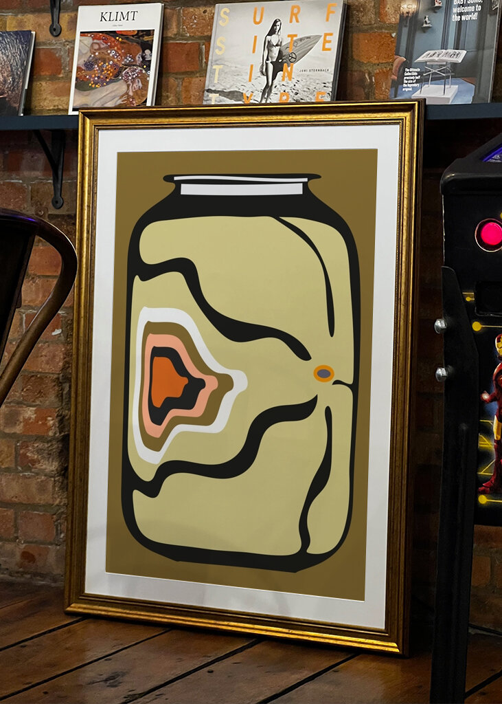 Abstrakt krukkekunst