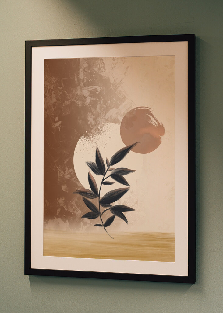 Bladet abstrakt kunst