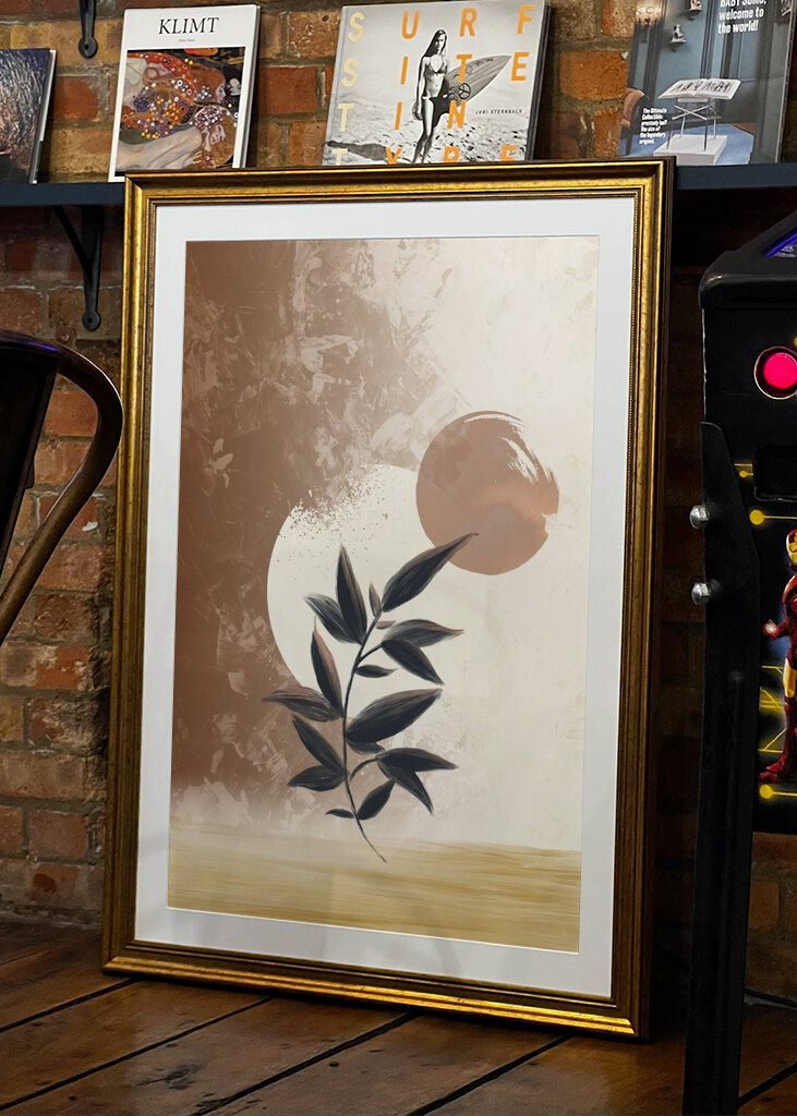 Bladet abstrakt kunst