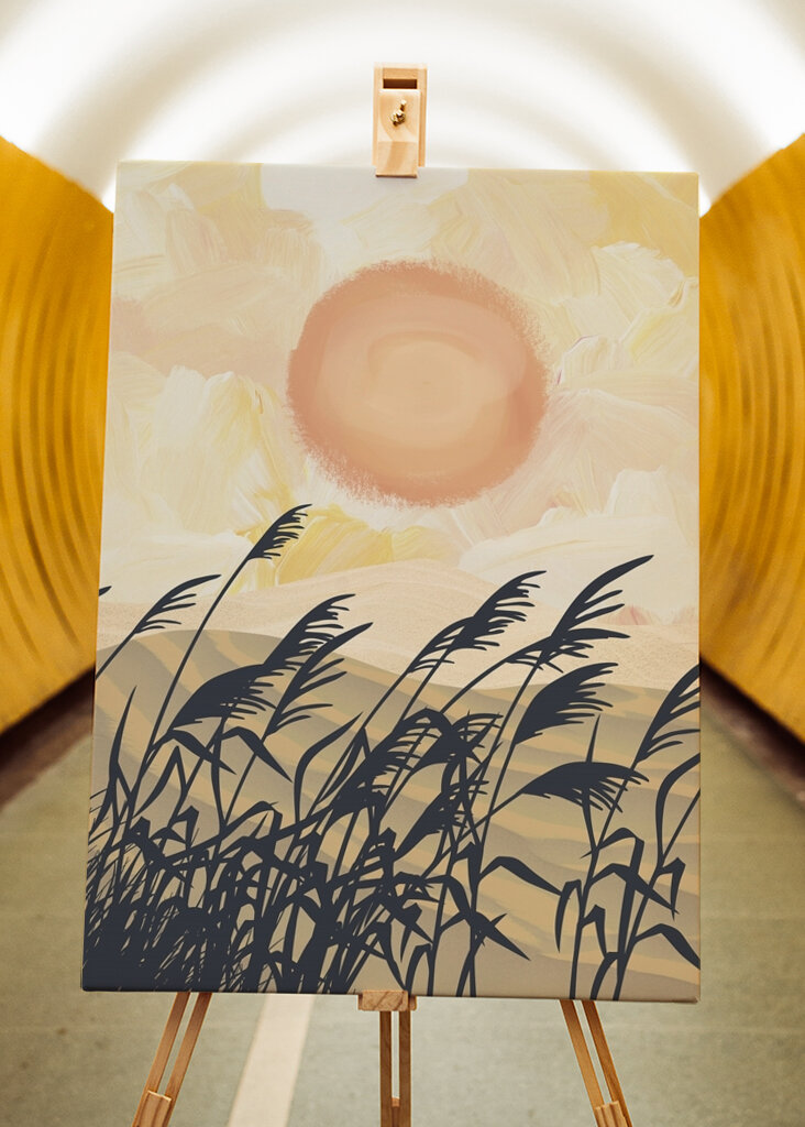 Sunlit Serenity Canvas