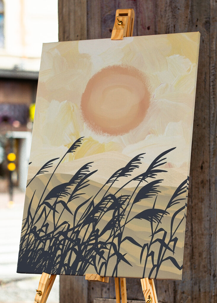 Sunlit Serenity Canvas