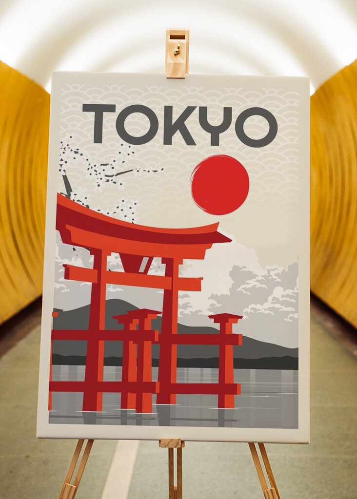 Tokijské červené umenie Torii