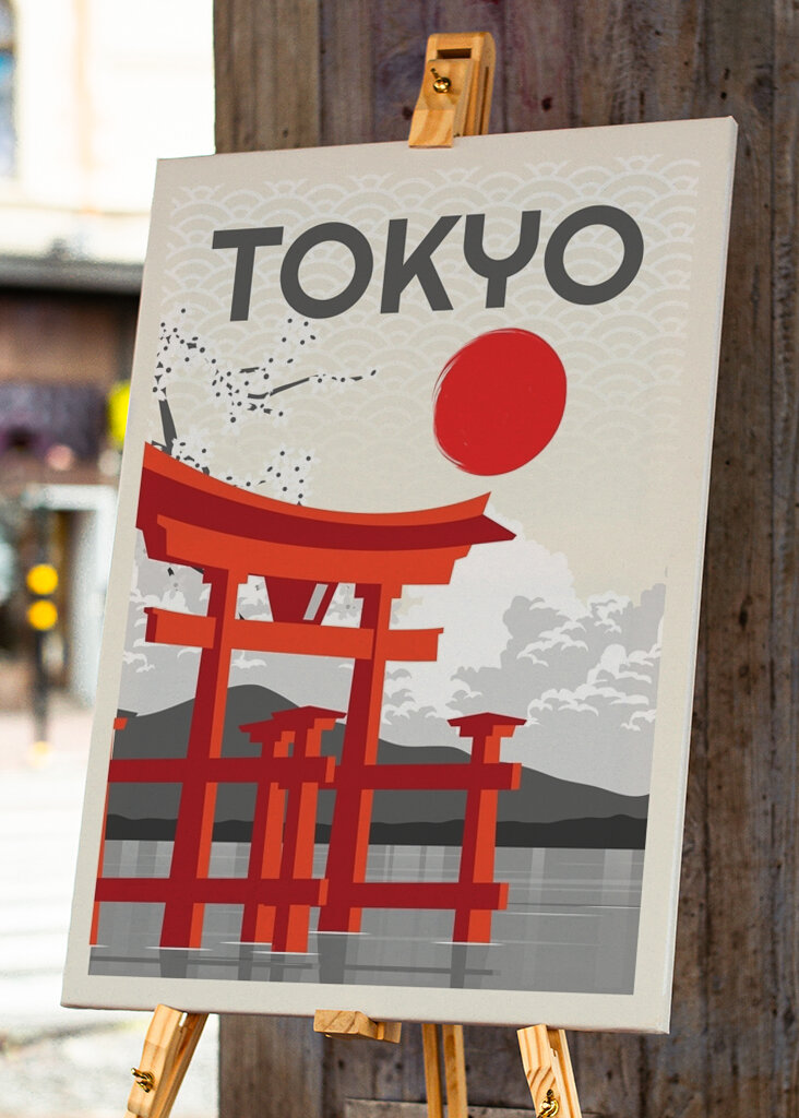 Tokijské červené umenie Torii