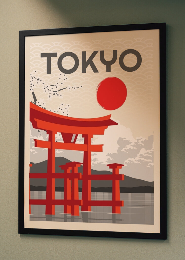 Tokijské červené umenie Torii