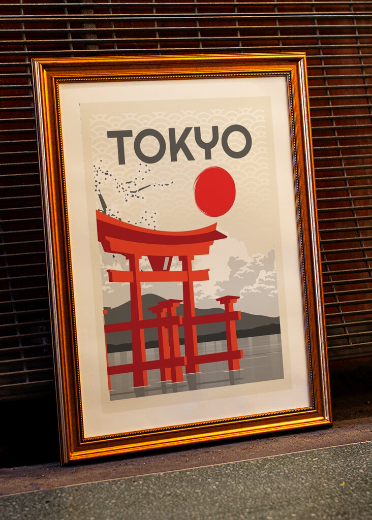 Tokijské červené umenie Torii