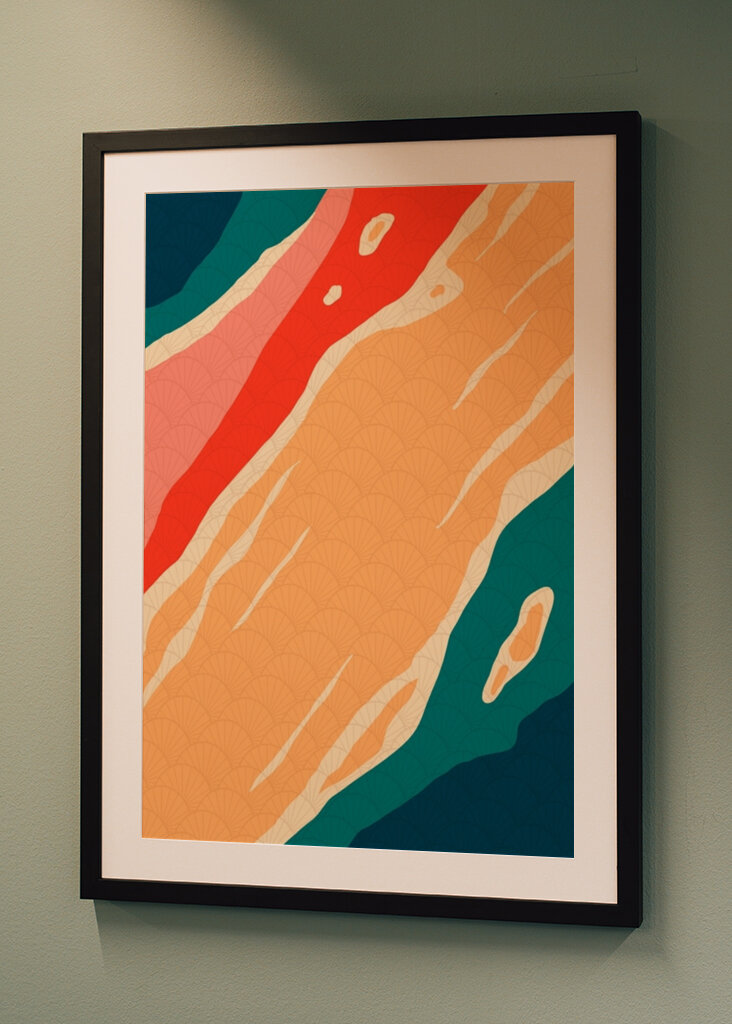 Vibrant Abstract Waves