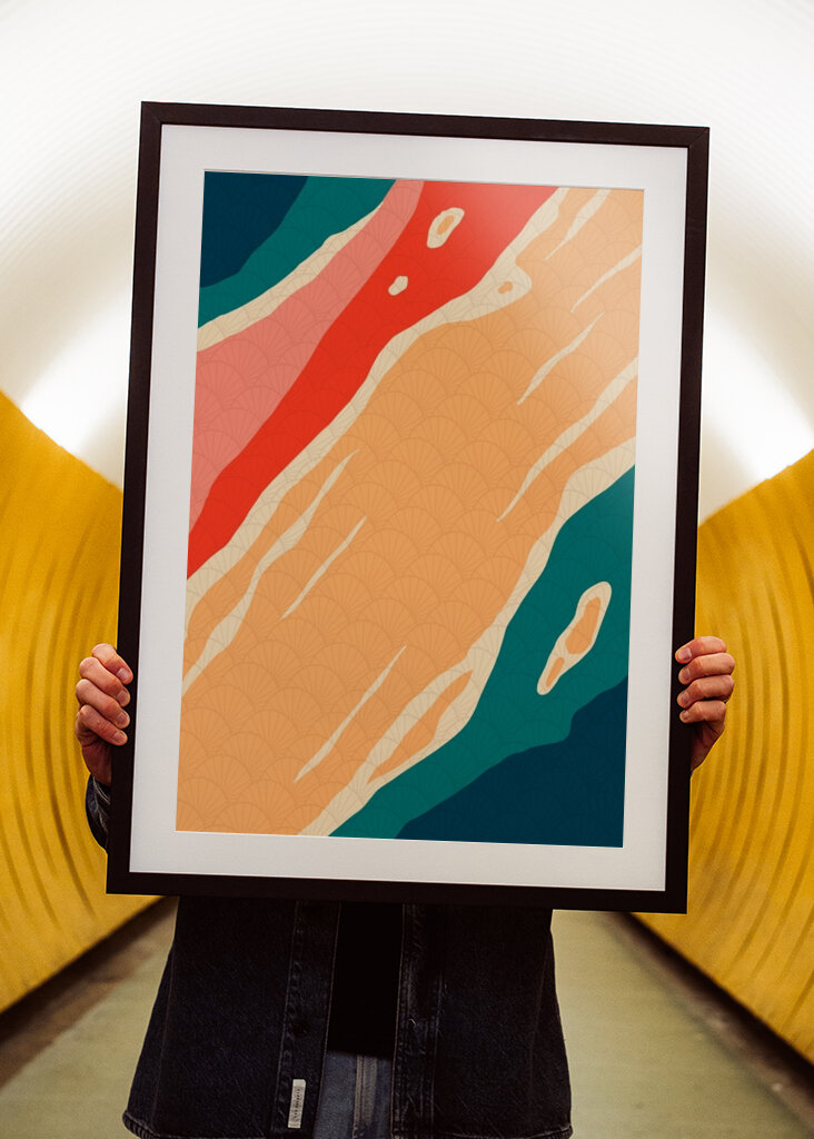 Vibrant Abstract Waves