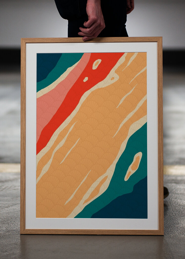 Vibrant Abstract Waves