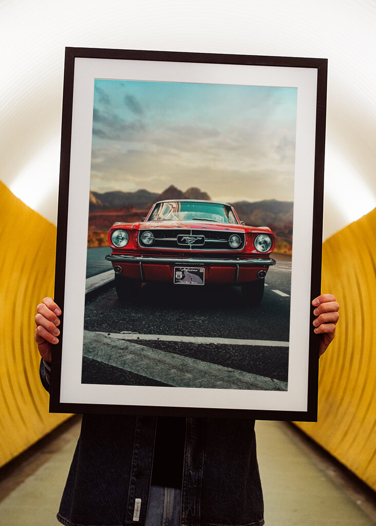 Arte clásico del Mustang