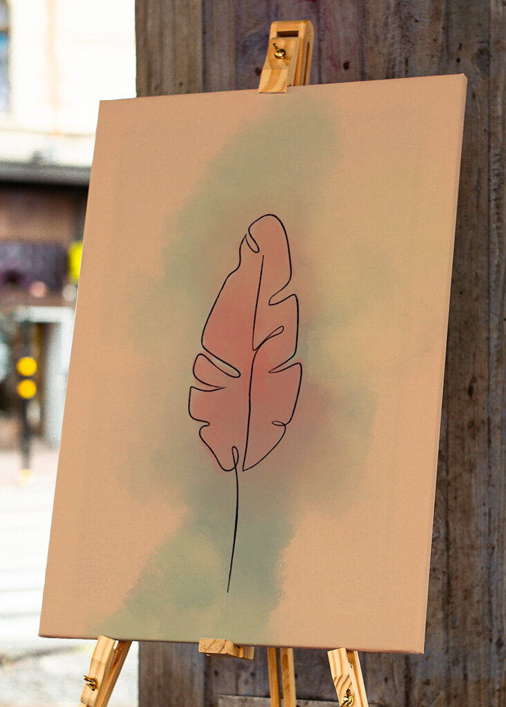 Minimální listová kresba