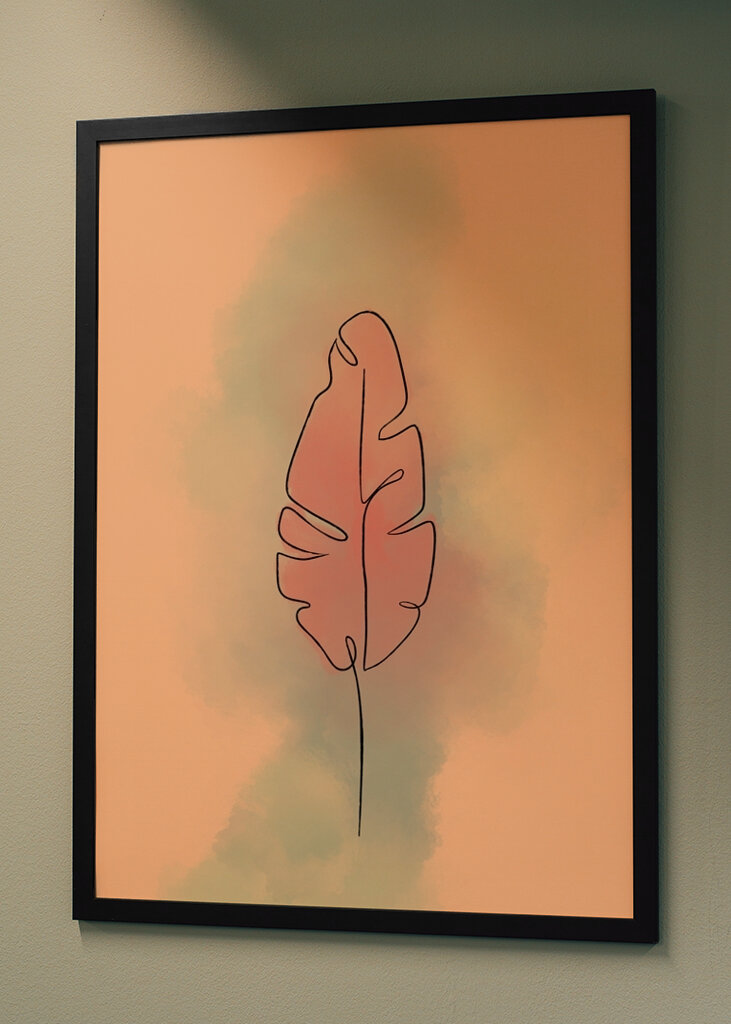 Minimální listová kresba