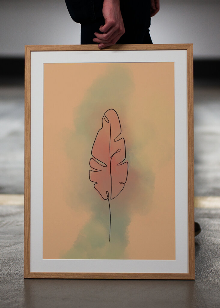 Minimální listová kresba